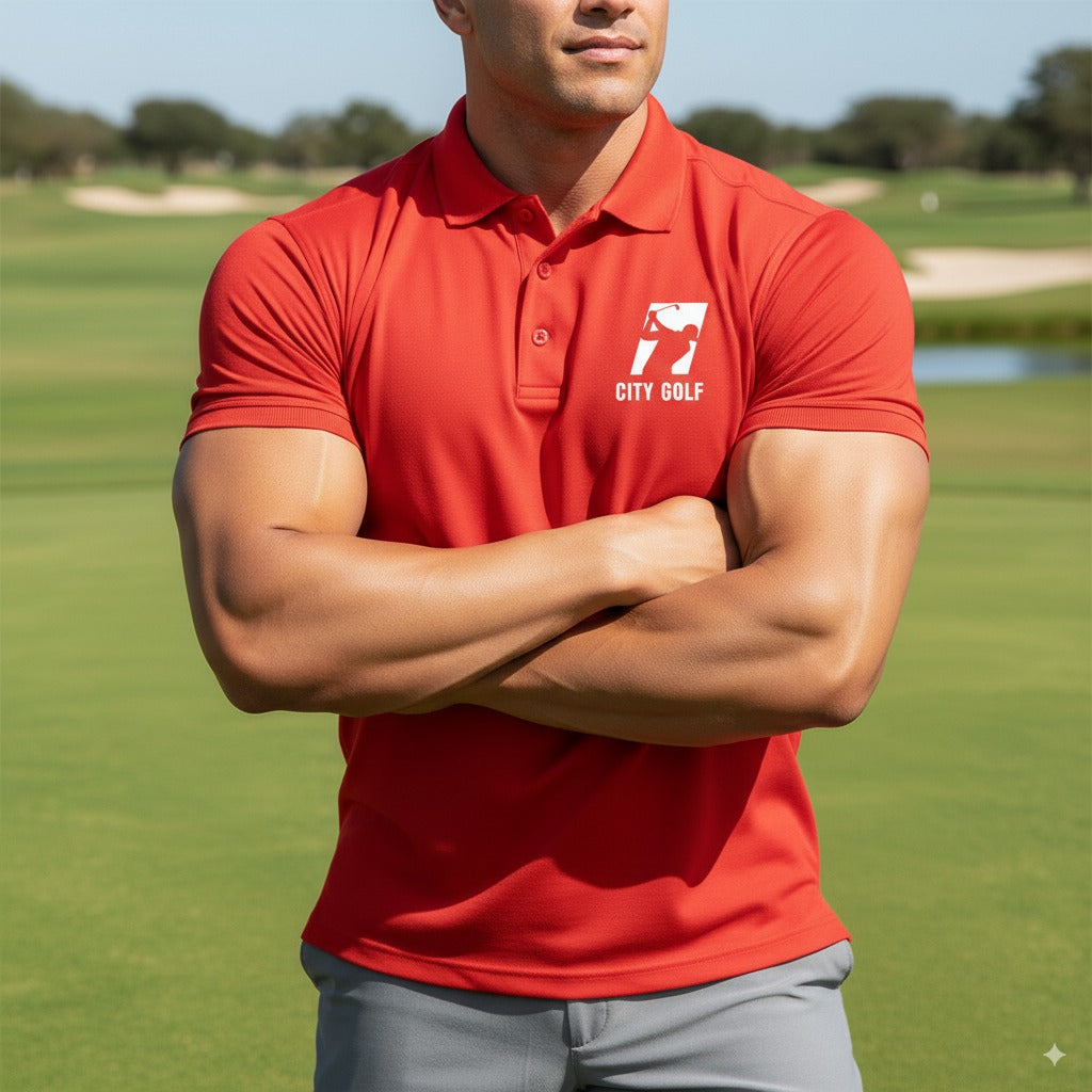 Dri-Fit Shirt Red - City Golf