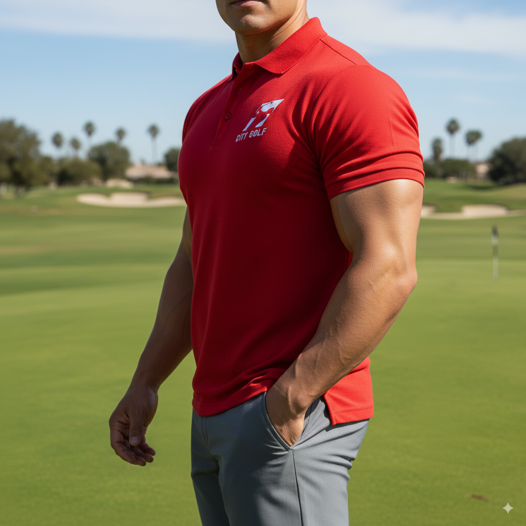 Dri-Fit Shirt Red - City Golf