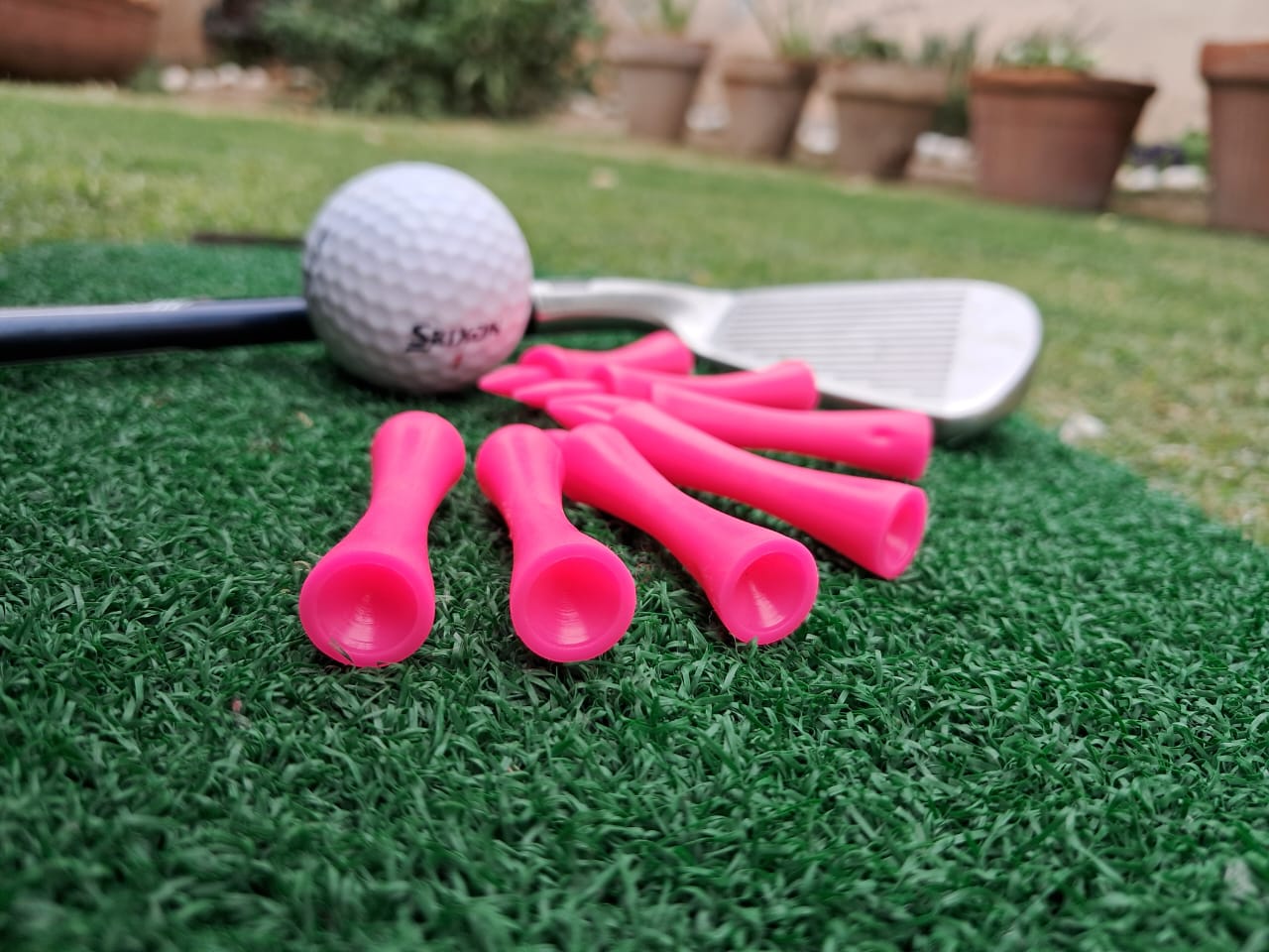 Premium Plastic Golf Tees(66mm) Pack of 24 - City Golf